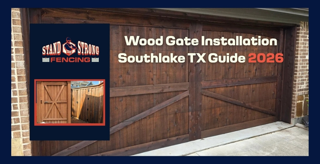 Wood fence